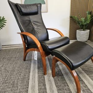 Brunstad Delta Adventure lenestol med krakk - Bilde 2