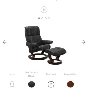 2 stk. Stressless® Mayfair lenestoler m/krakk - Bilde 3