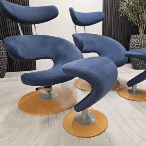 2 stk. Variér Peel lenestoler med krakk - Bilde 12