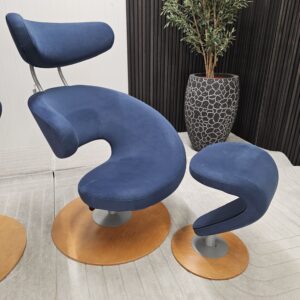 2 stk. Variér Peel lenestoler med krakk - Bilde 6