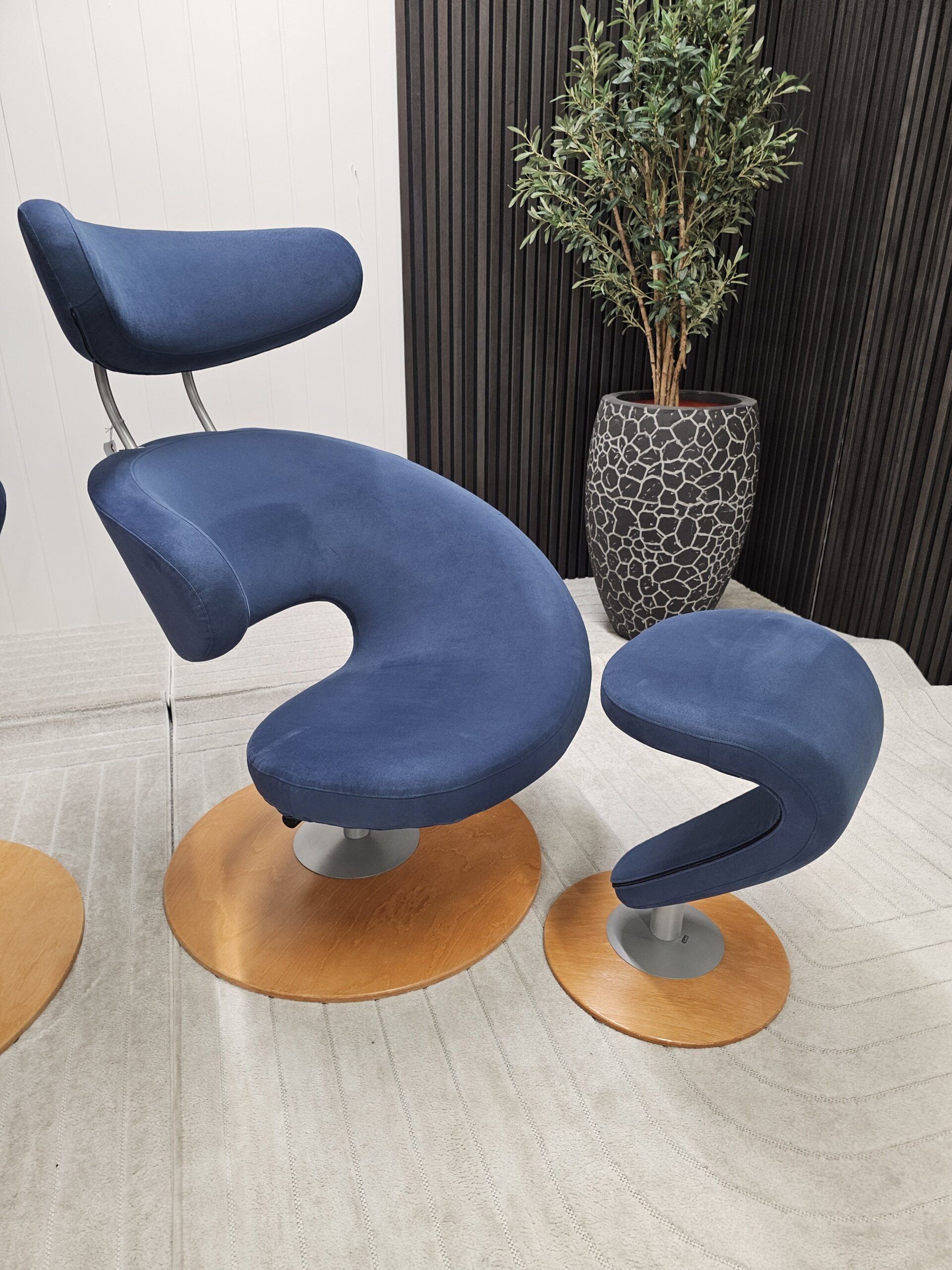 2 stk. Variér Peel lenestoler med krakk - Bilde 6