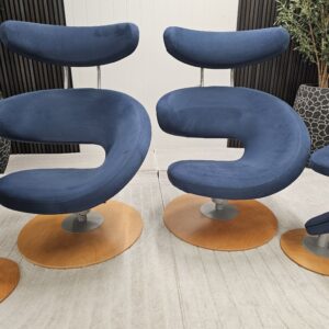 2 stk. Variér Peel lenestoler med krakk - Bilde 4