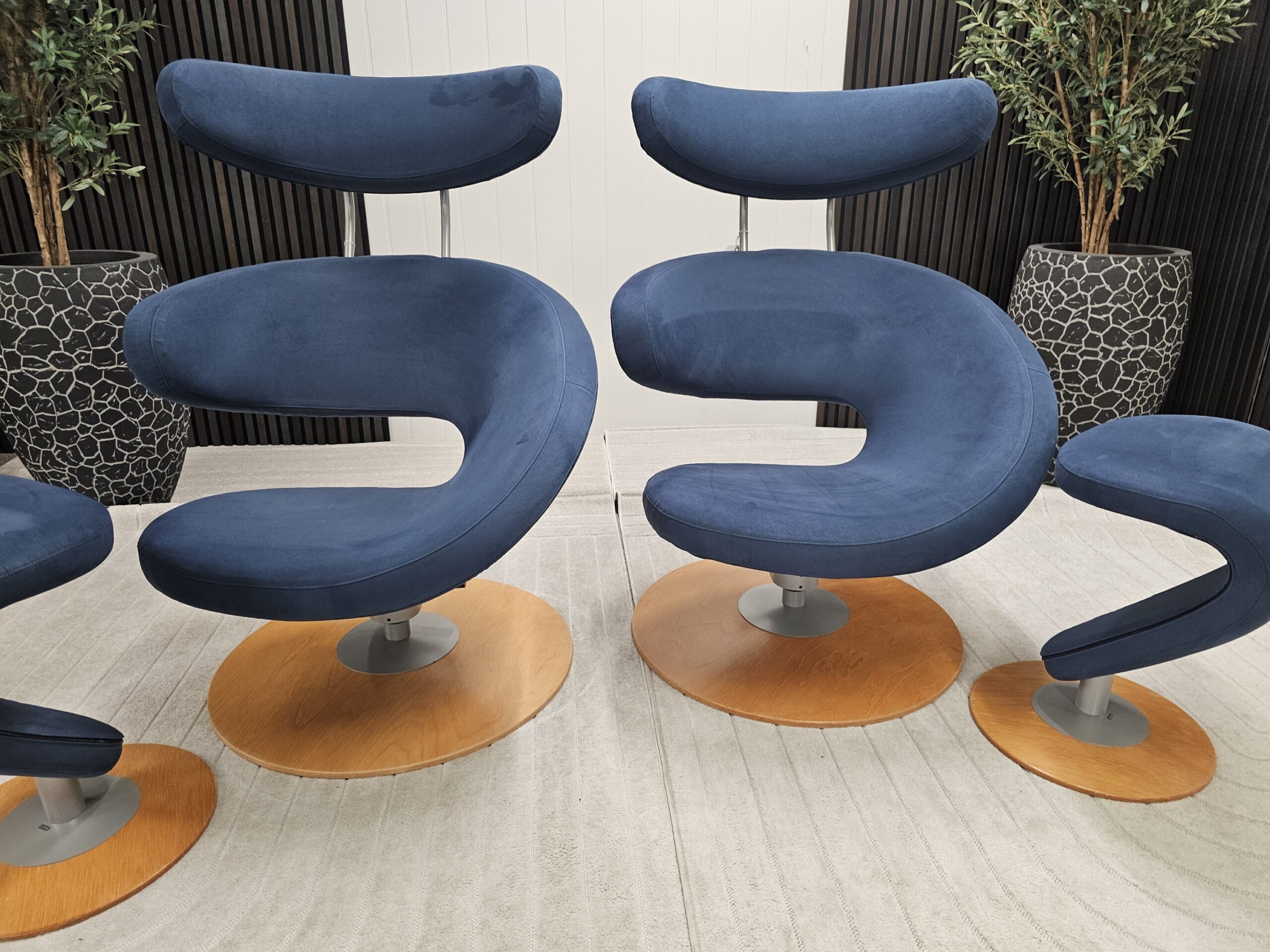 2 stk. Variér Peel lenestoler med krakk - Bilde 4