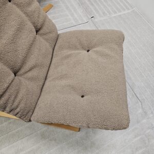 2 stk. Siesta Classic lenestoler i Teddy-stoff og eik - Bilde 13