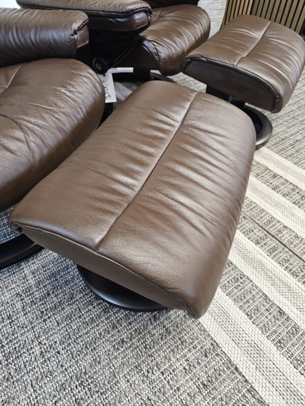 2 stk. Stressless Classic lenestoler med krakk
