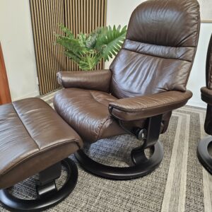 2 stk. Stressless Classic lenestoler med krakk - Bilde 4