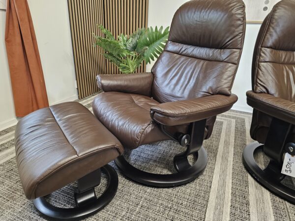 2 stk. Stressless Classic lenestoler med krakk