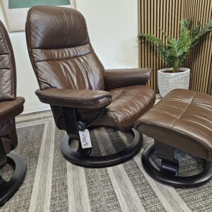2 stk. Stressless Classic lenestoler med krakk - Bilde 5