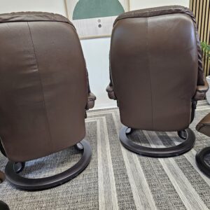 2 stk. Stressless Classic lenestoler med krakk - Bilde 8