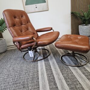 Stressless Original 1971 lenestol med krakk - Bilde 1