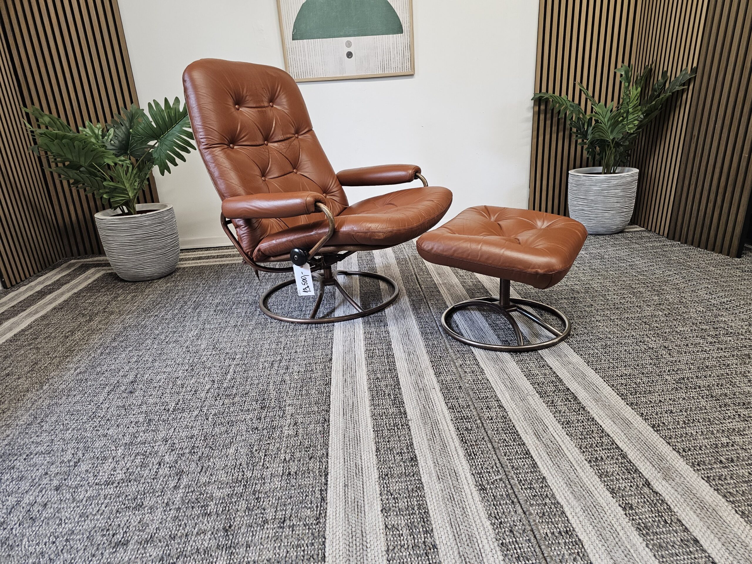 Stressless Original 1971 lenestol med krakk - Bilde 2