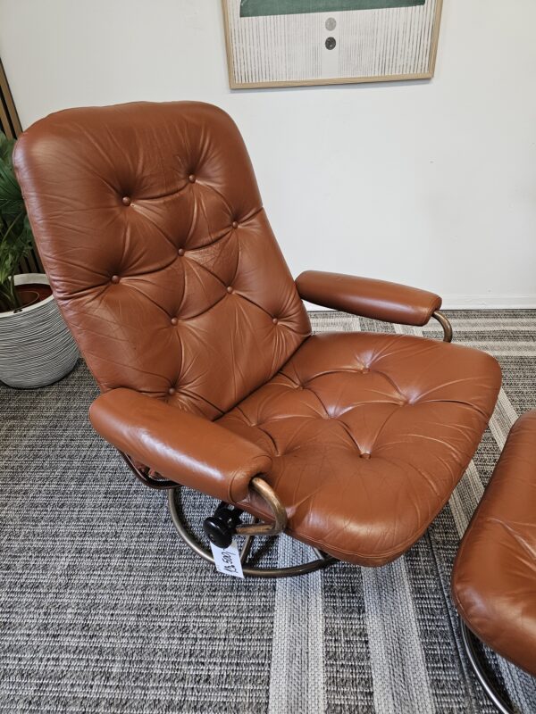 Stressless Original 1971 lenestol med krakk