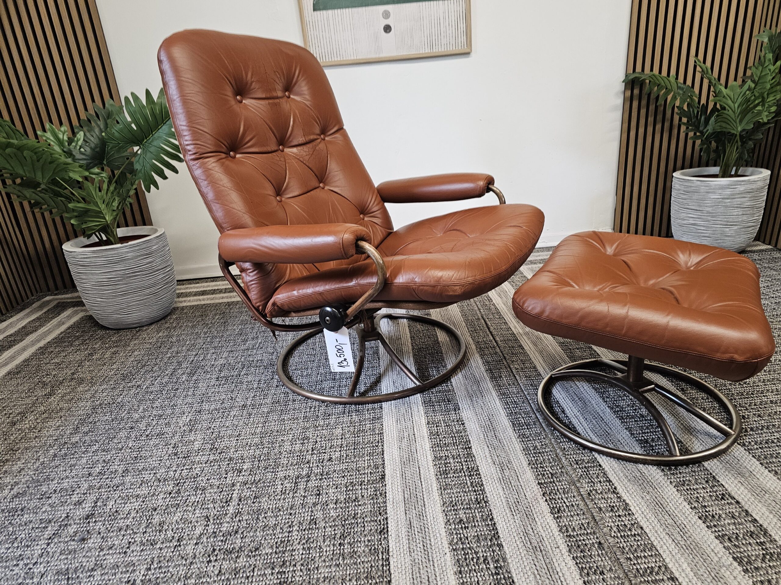 Stressless Original 1971 lenestol med krakk - Bilde 3