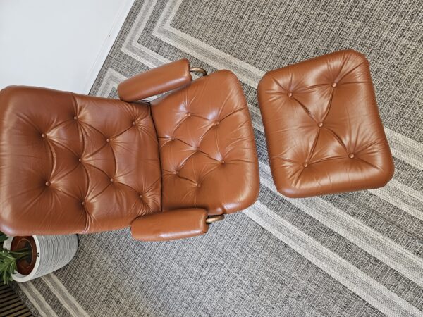 Stressless Original 1971 lenestol med krakk
