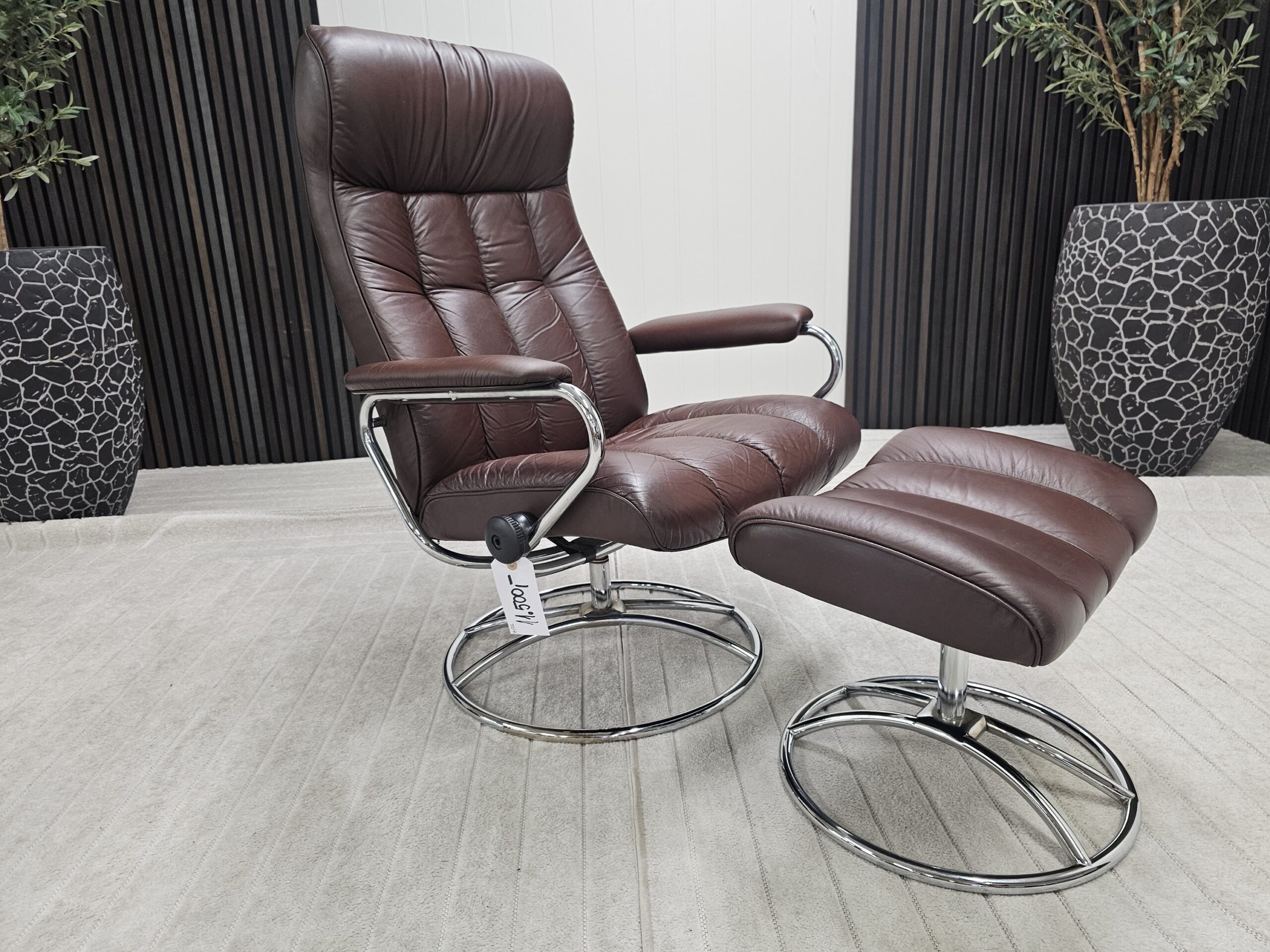 Stressless® Golf lenestol med krakk fra Ekornes - Bilde 1