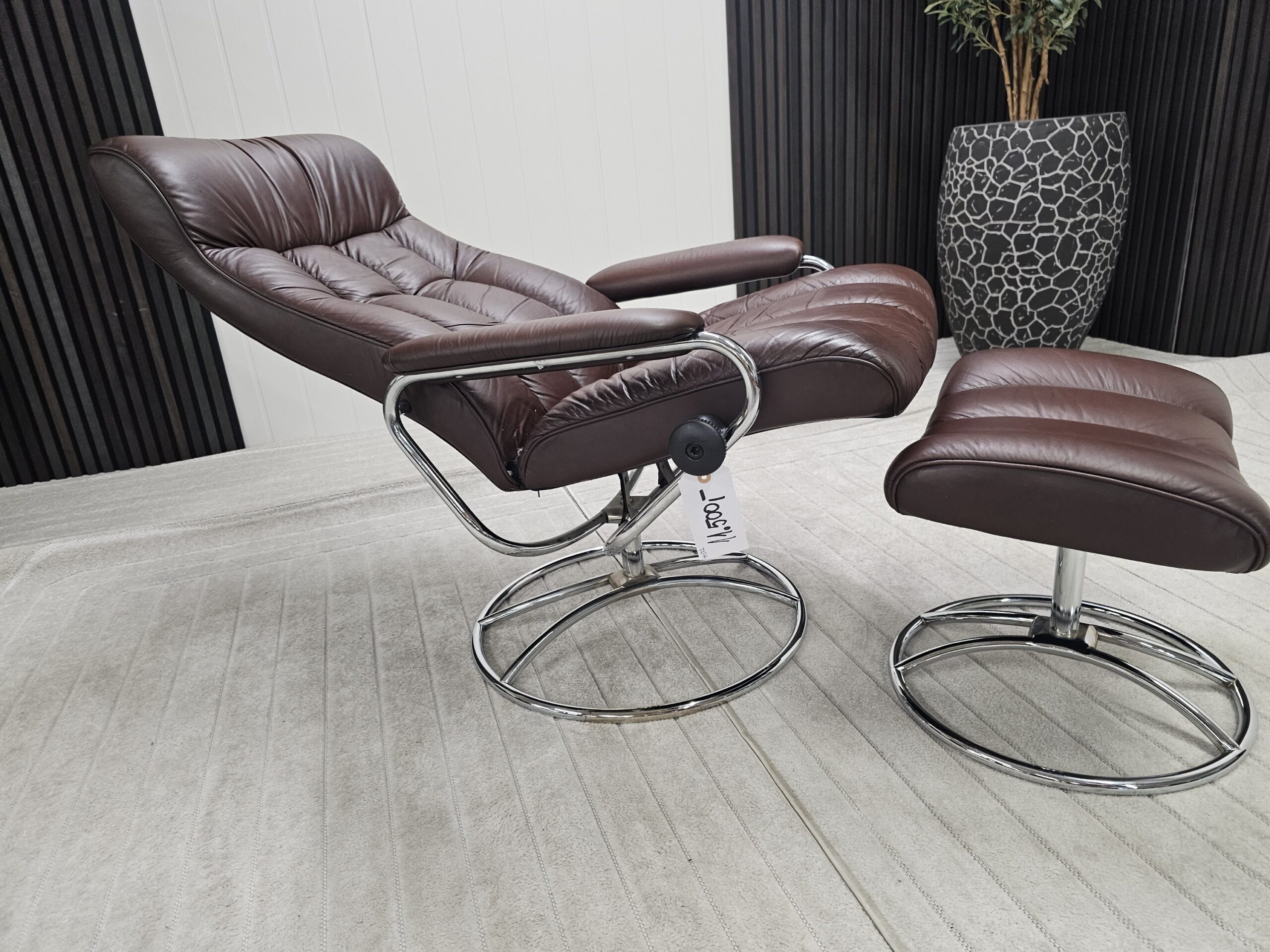 Stressless® Golf lenestol med krakk fra Ekornes - Bilde 5