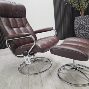 Stressless® Golf lenestol med krakk fra Ekornes - Bilde 2