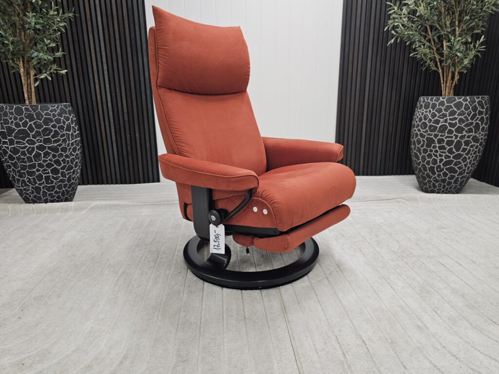 Stressless® Aura elektrisk lenestol med integrert fothviler