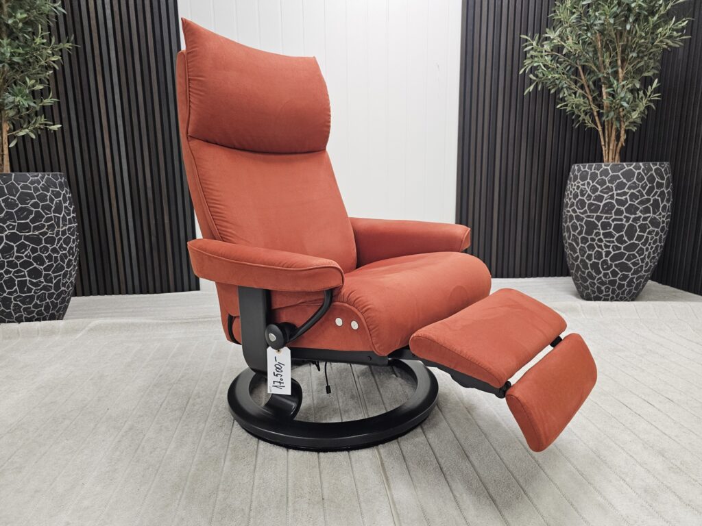 Stressless® Aura elektrisk lenestol med integrert fothviler