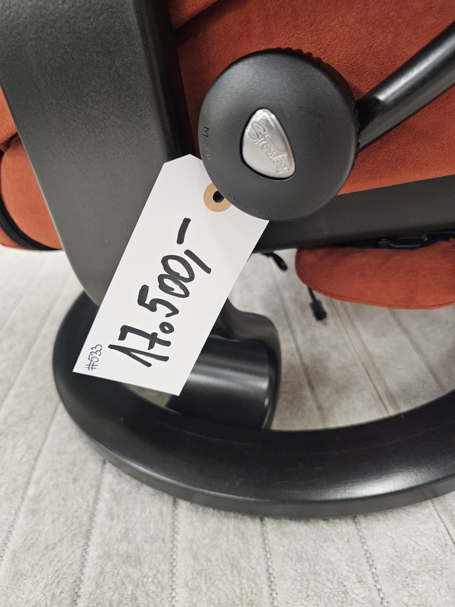 Stressless® Aura elektrisk lenestol med integrert fothviler - Bilde 5