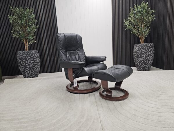 Stressless® Mayfair lenestol med krakk