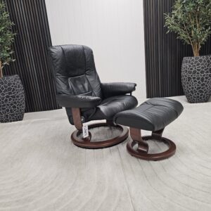 Stressless® Mayfair lenestol med krakk - Bilde 3