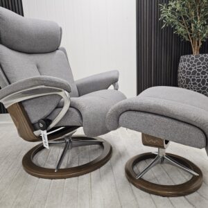 Stressless® Magic Signature lenestol med krakk - Bilde 1