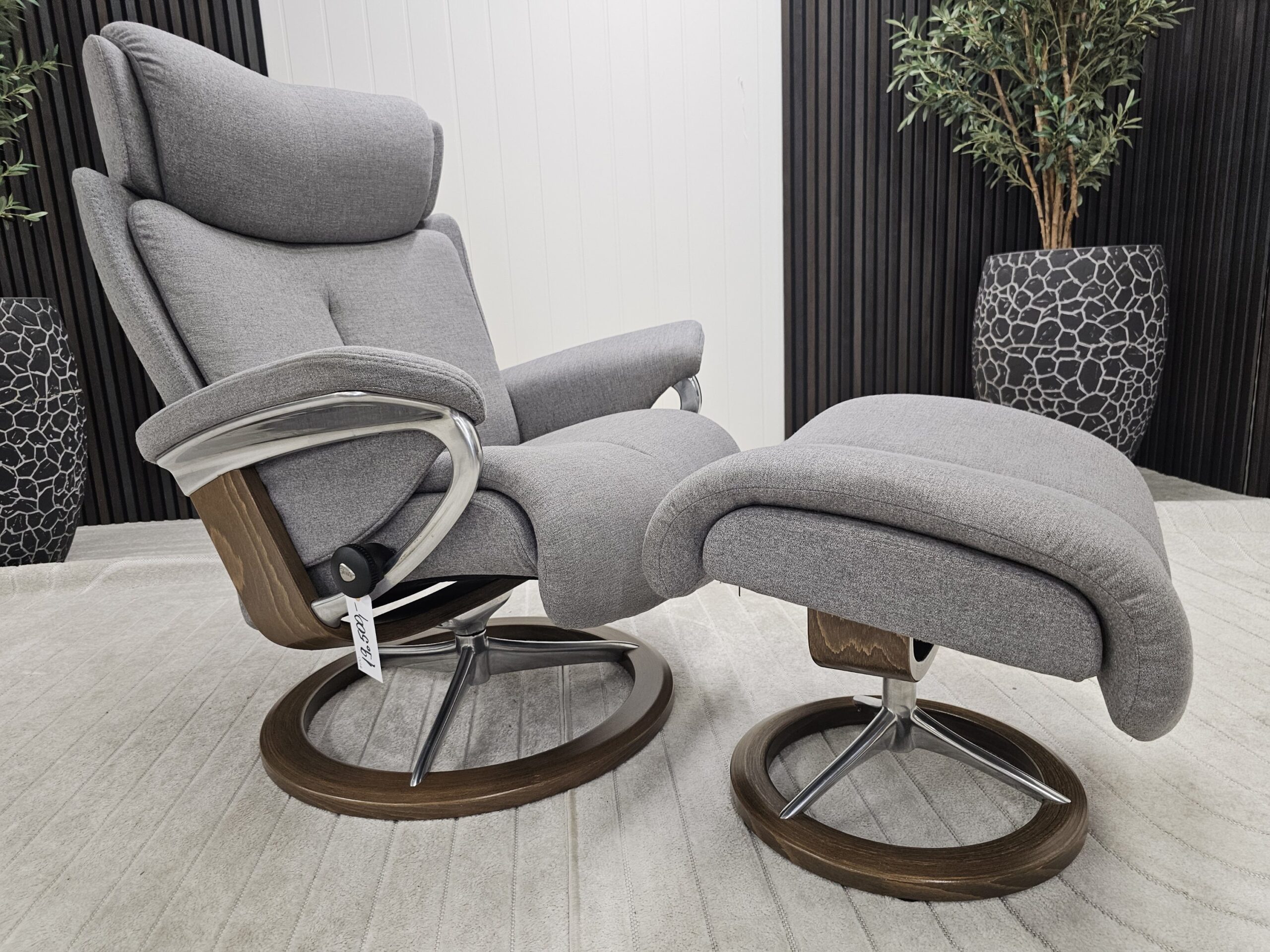 Stressless® Magic Signature lenestol med krakk - Bilde 1