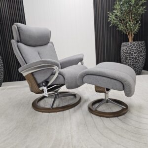 Stressless® Magic Signature lenestol med krakk - Bilde 3