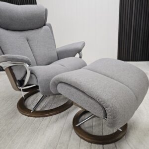 Stressless® Magic Signature lenestol med krakk - Bilde 9