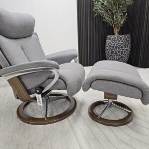 Stressless® Magic Signature lenestol med krakk - Bilde 2