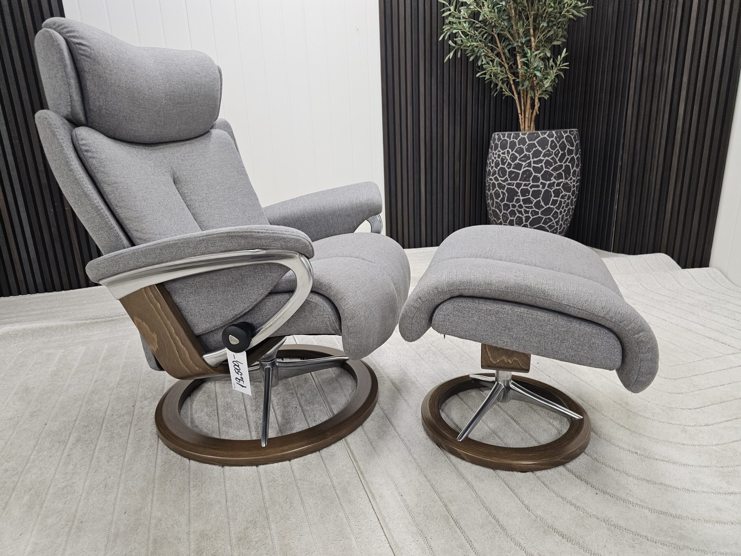 Stressless® Magic Signature lenestol med krakk - Bilde 2