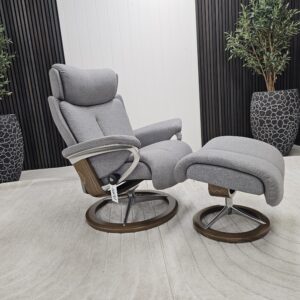Stressless® Magic Signature lenestol med krakk - Bilde 7