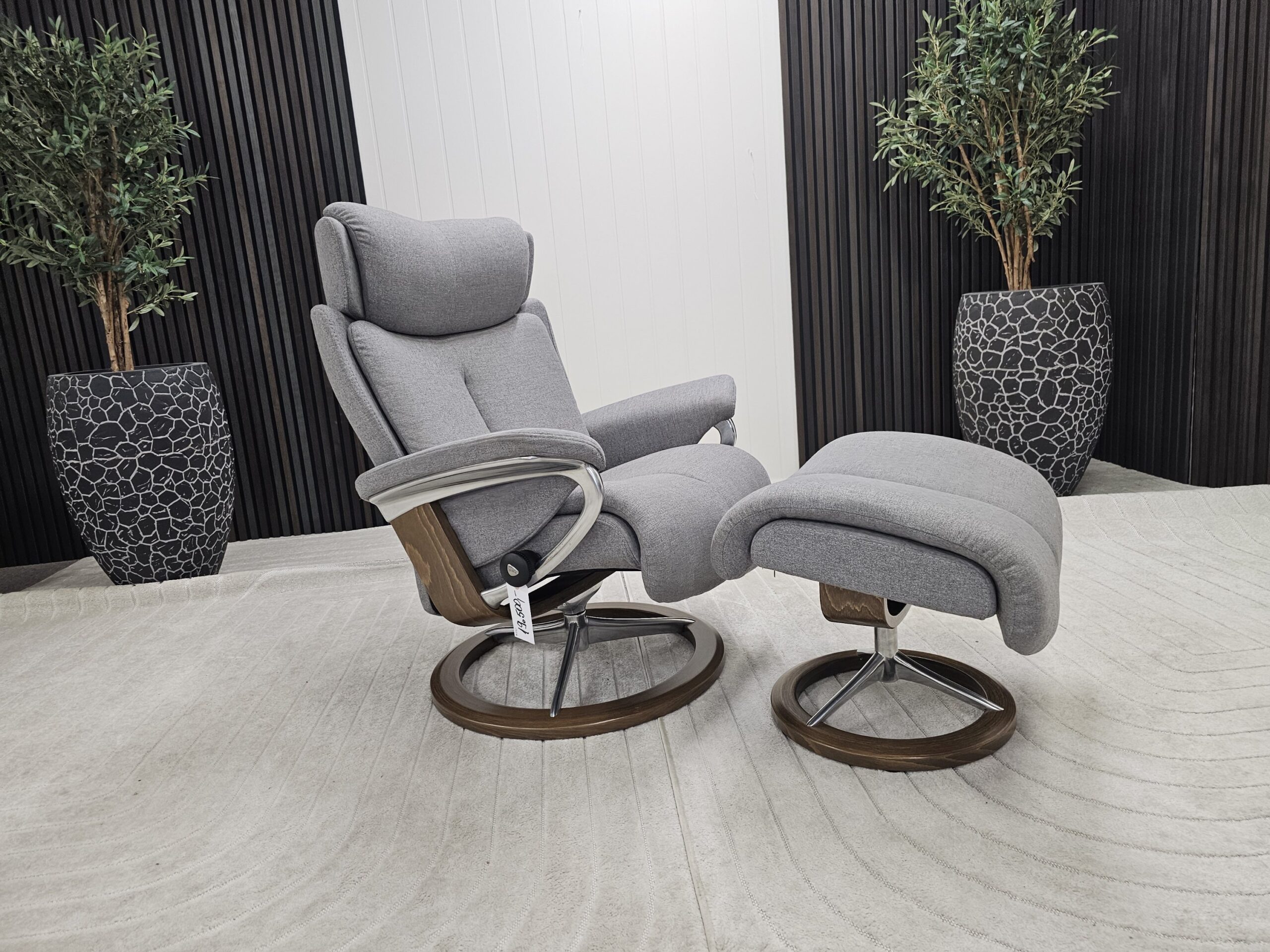 Stressless® Magic Signature lenestol med krakk - Bilde 7