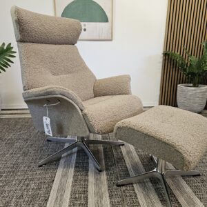 Conform Air lenestol med krakk- Sahara fåreskinn - Bilde 1