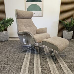 Conform Air lenestol med krakk- Sahara fåreskinn - Bilde 2