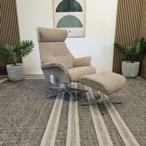 Conform Air lenestol med krakk- Sahara fåreskinn - Bilde 3