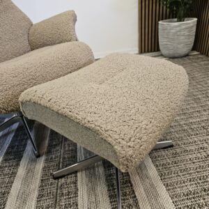 Conform Air lenestol med krakk- Sahara fåreskinn - Bilde 5