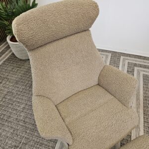 Conform Air lenestol med krakk- Sahara fåreskinn - Bilde 6