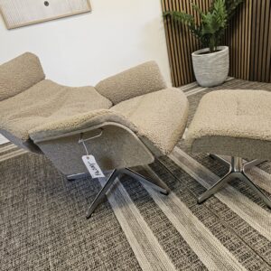 Conform Air lenestol med krakk- Sahara fåreskinn - Bilde 10