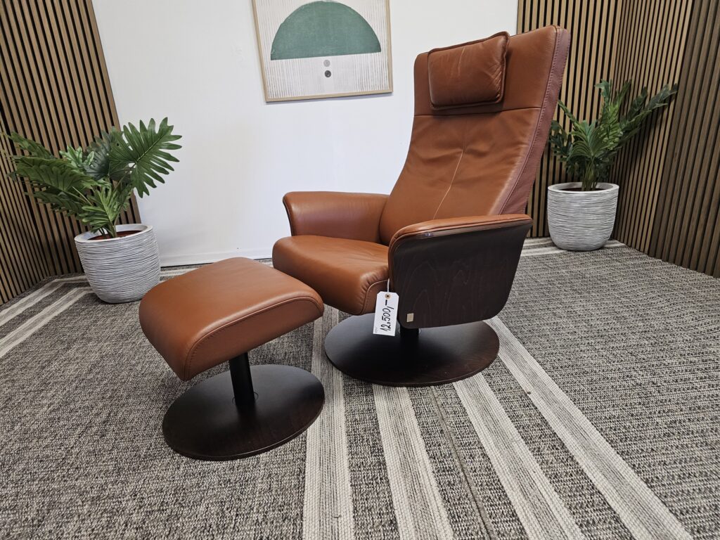 Premium Stordal lenestol med krakk