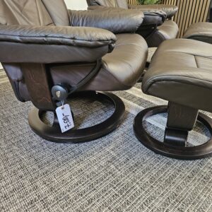 2 stk. Stressless Mayfair lenestoler med krakk - Bilde 13