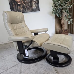 Stressless® Opal lenestol med krakk - Bilde 2