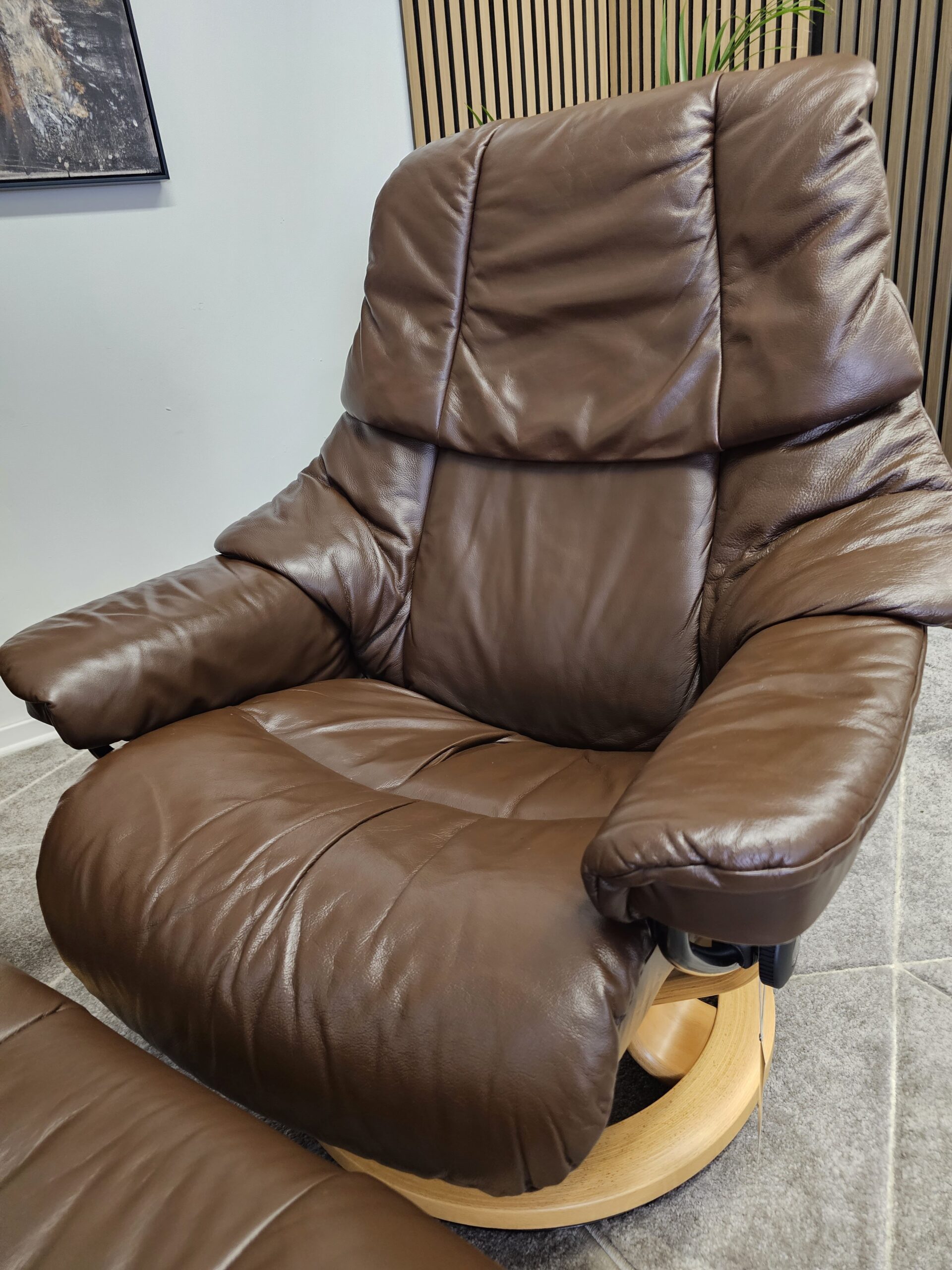 2 stk. Stressless® Reno Classic lenestoler med krakk - Bilde 11