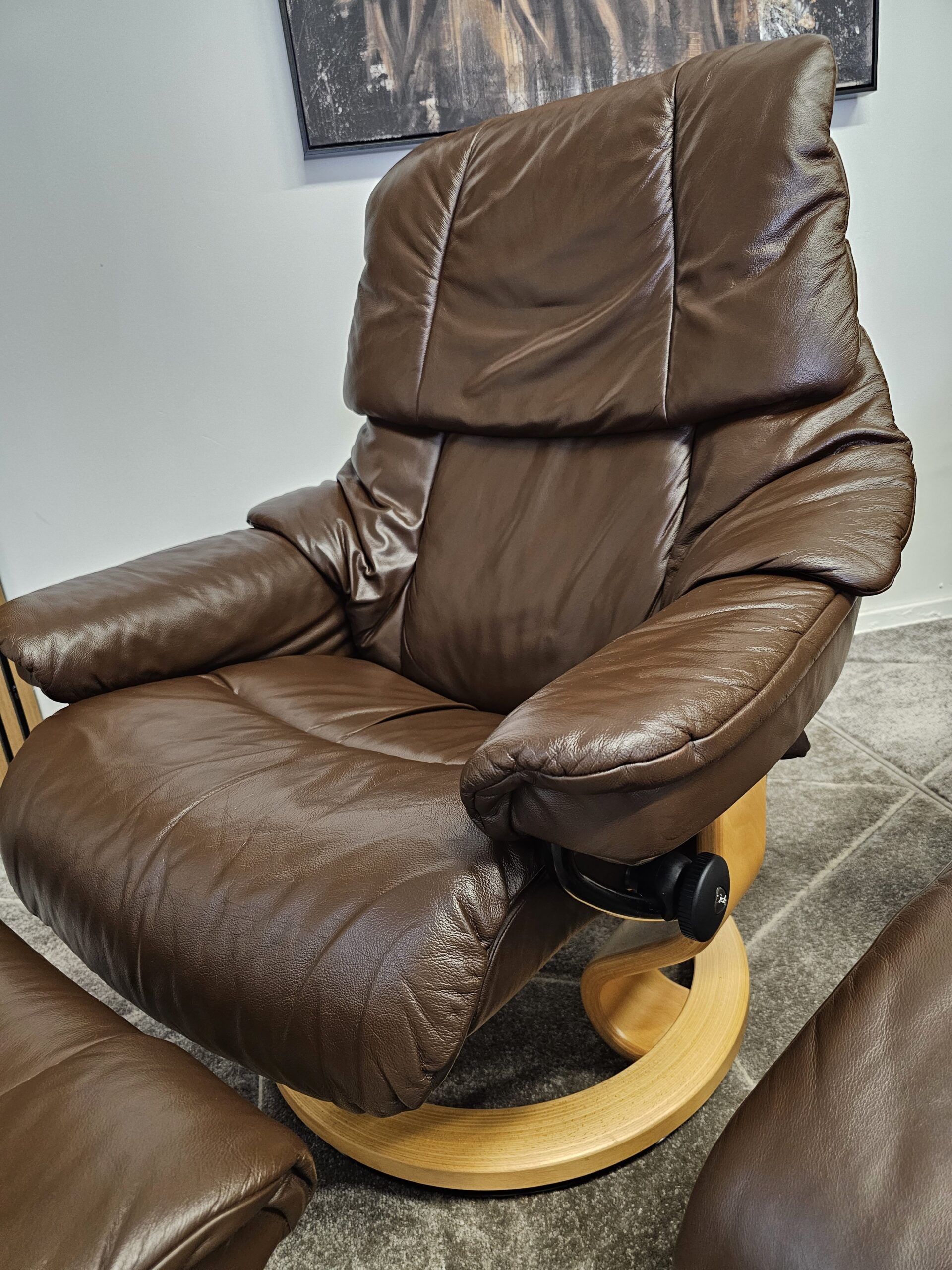 2 stk. Stressless® Reno Classic lenestoler med krakk - Bilde 12