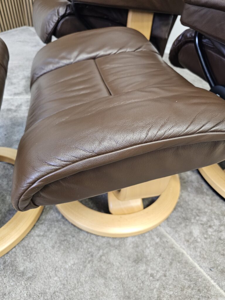 2 stk. Stressless® Reno Classic lenestoler med krakk