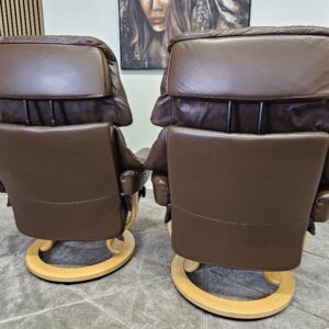 2 stk. Stressless® Reno Classic lenestoler med krakk - Bilde 5