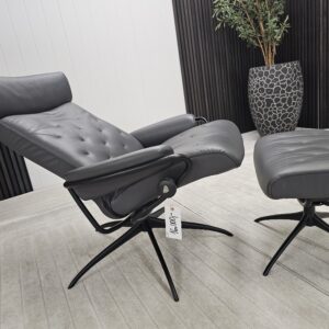 Stressless® London Cross lenestol med krakk - Bilde 4