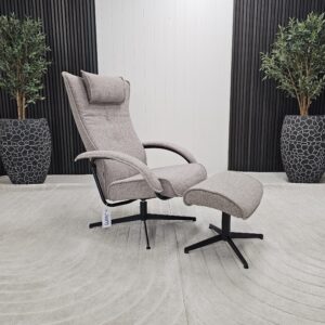 Brunstad Delta Motion lenestol med krakk - Bilde 3