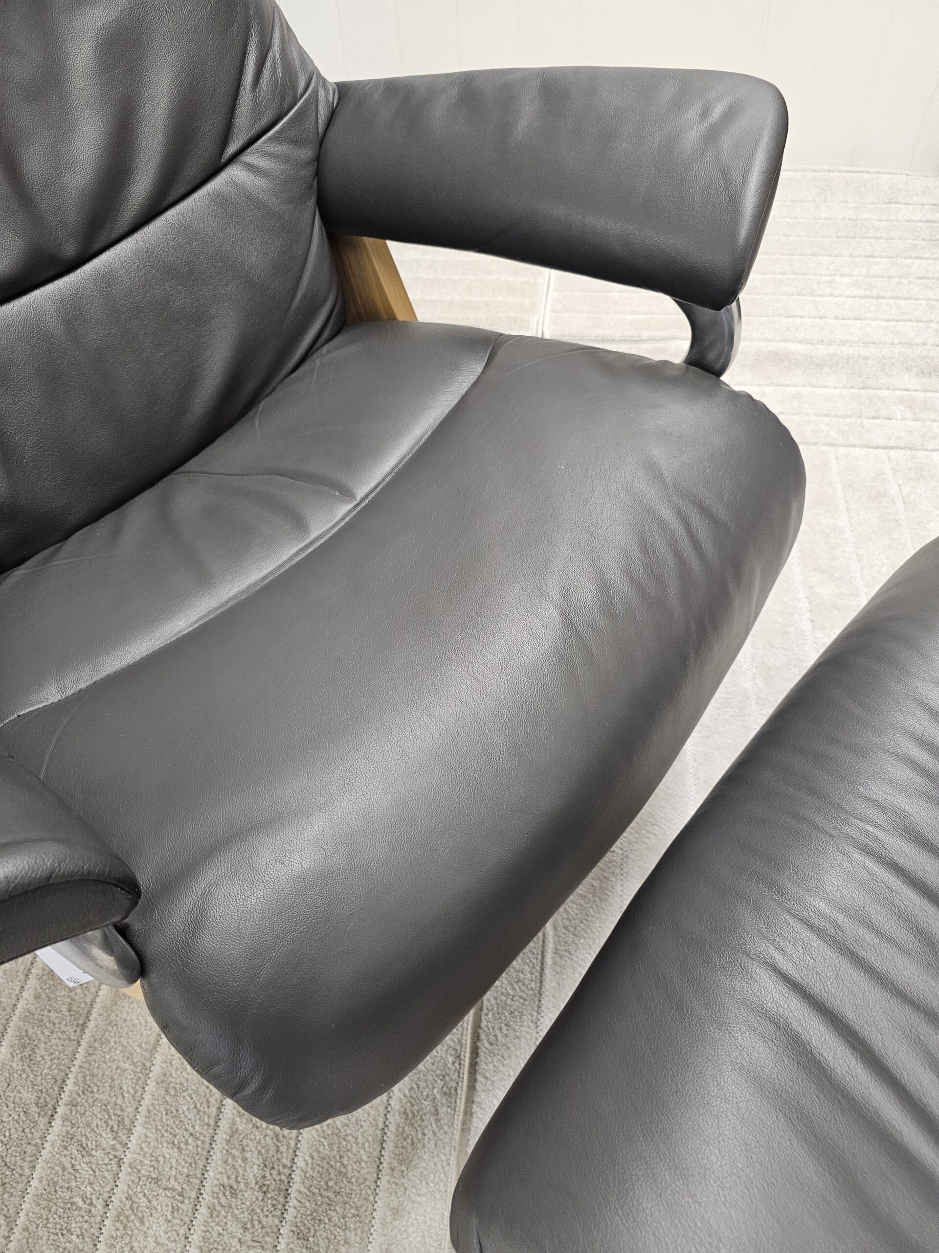 Stressless® View Signature lenestol med krakk - Bilde 17
